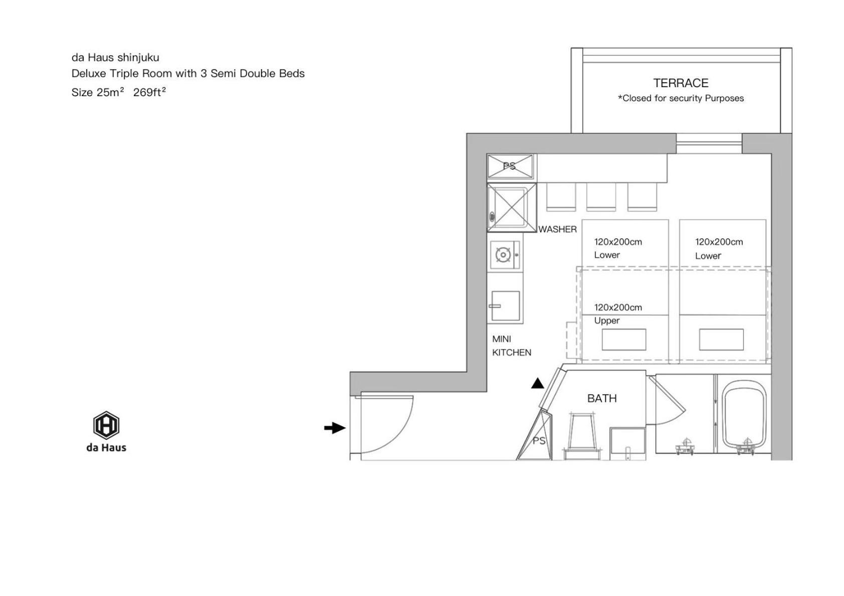 Da Haus Shinjuku Hotel Токио Екстериор снимка